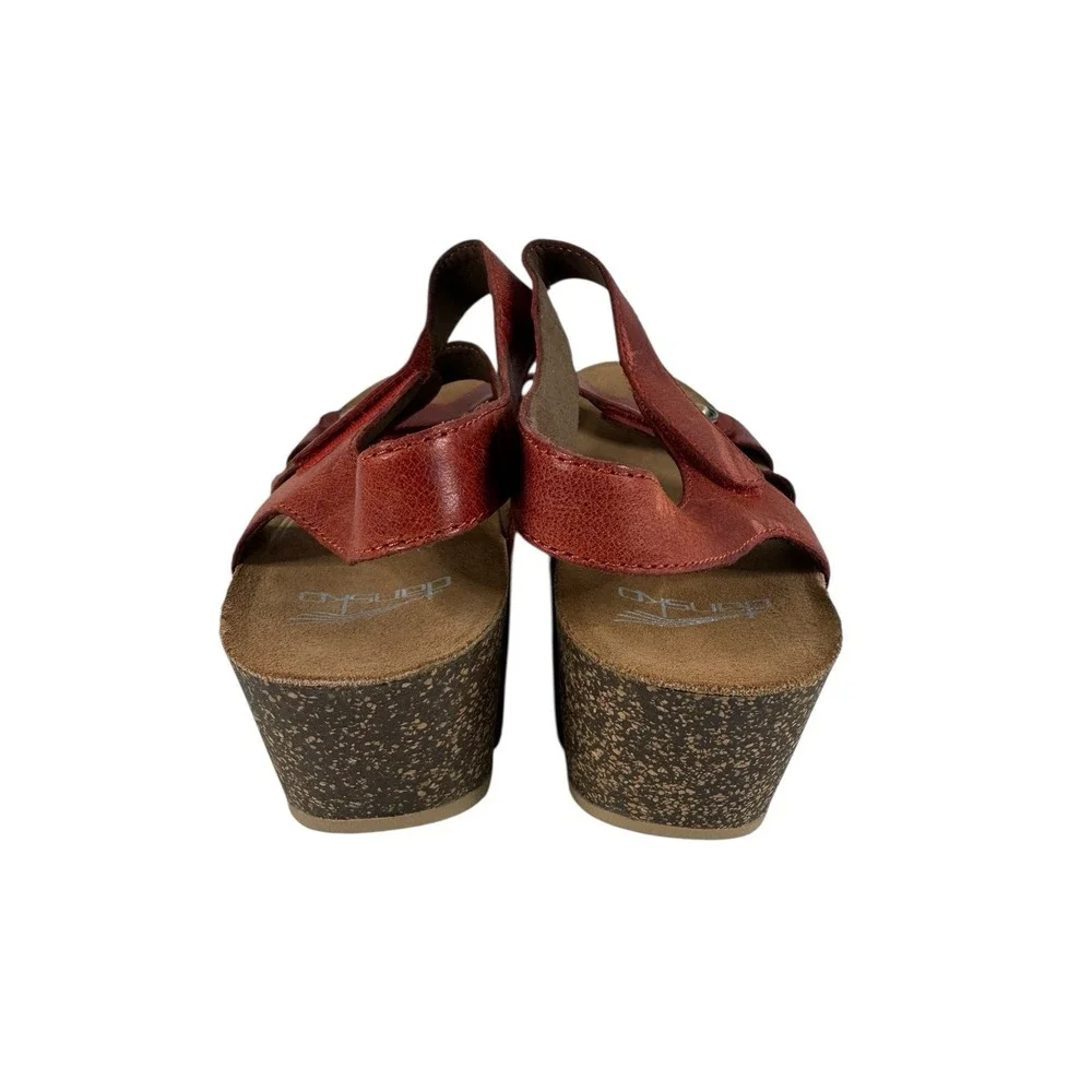 Dansko Savannah Wedge Sandals  Women Size 38 No Box